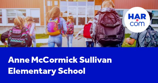 Anne Mccormick Sullivan Elementary School Sugar Land Tx Har Com